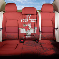 Custom Switzerland Football Back Car Seat Cover Hopp Schwiiz!