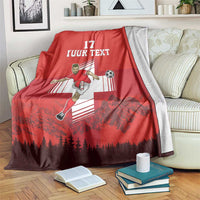Custom Switzerland Football Blanket Hopp Schwiiz!