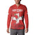 Custom Switzerland Football Button Sweatshirt Hopp Schwiiz!