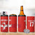 Custom Switzerland Football 4 in 1 Can Cooler Tumbler Hopp Schwiiz!