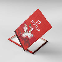 Custom Switzerland Football Canvas Wall Art Hopp Schwiiz!