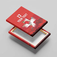 Custom Switzerland Football Canvas Wall Art Hopp Schwiiz!