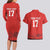 Custom Switzerland Football Couples Matching Long Sleeve Bodycon Dress and Hawaiian Shirt Hopp Schwiiz!
