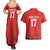 Custom Switzerland Football Couples Matching Summer Maxi Dress and Hawaiian Shirt Hopp Schwiiz!