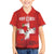 Custom Switzerland Football Family Matching Off The Shoulder Long Sleeve Dress and Hawaiian Shirt Hopp Schwiiz!