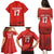 Custom Switzerland Football Family Matching Puletasi and Hawaiian Shirt Hopp Schwiiz!