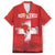 Custom Switzerland Football Family Matching Short Sleeve Bodycon Dress and Hawaiian Shirt Hopp Schwiiz!