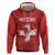 Custom Switzerland Football Hoodie Hopp Schwiiz!