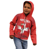 Custom Switzerland Football Kid Hoodie Hopp Schwiiz!