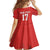 Custom Switzerland Football Kid Short Sleeve Dress Hopp Schwiiz!