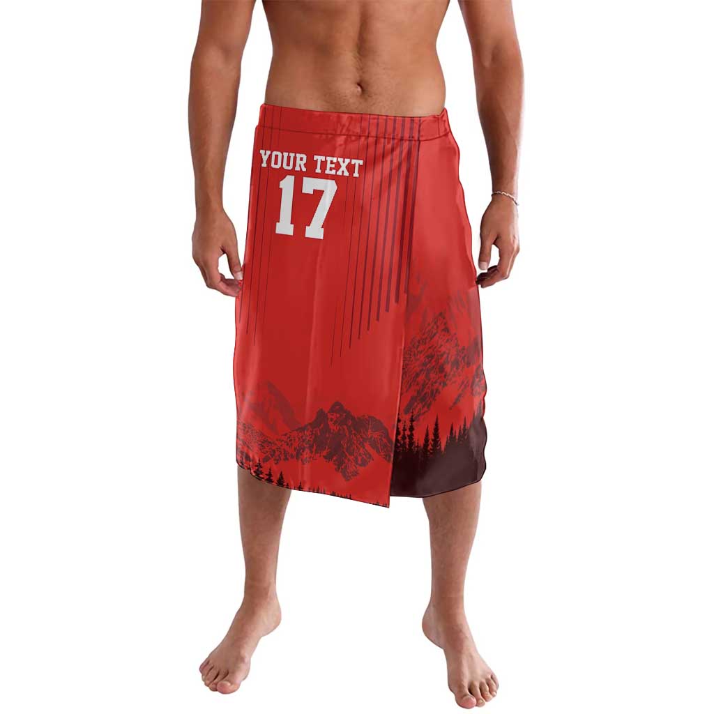 Custom Switzerland Football Lavalava Hopp Schwiiz!