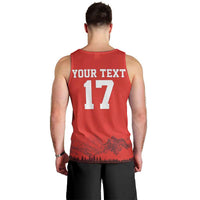 Custom Switzerland Football Men Tank Top Hopp Schwiiz!
