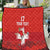 Custom Switzerland Football Quilt Hopp Schwiiz!