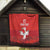 Custom Switzerland Football Quilt Hopp Schwiiz!