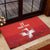Custom Switzerland Football Rubber Doormat Hopp Schwiiz!