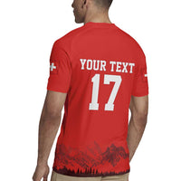 Custom Switzerland Football Rugby Jersey Hopp Schwiiz!