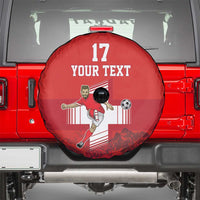 Custom Switzerland Football Spare Tire Cover Hopp Schwiiz!