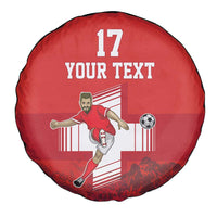 Custom Switzerland Football Spare Tire Cover Hopp Schwiiz!