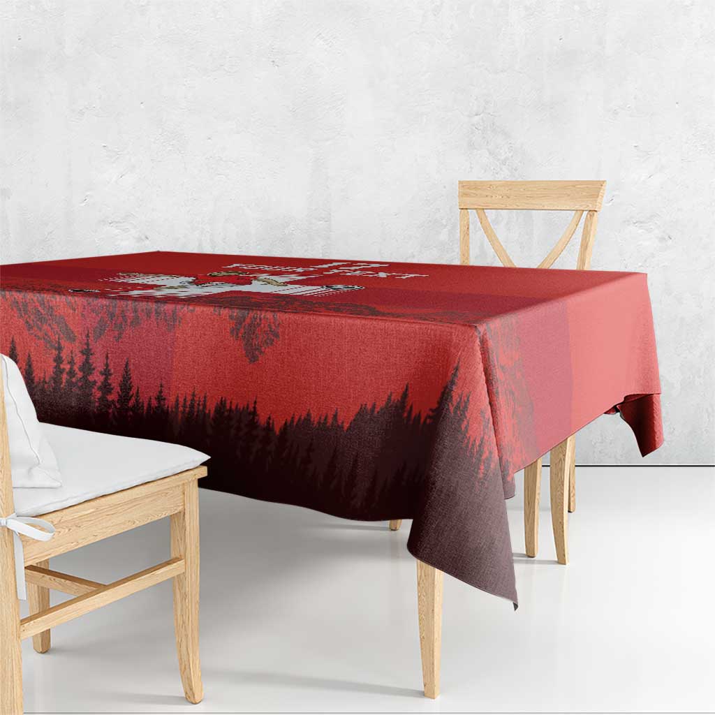 Custom Switzerland Football Tablecloth Hopp Schwiiz!