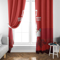 Custom Switzerland Football Window Curtain Hopp Schwiiz!