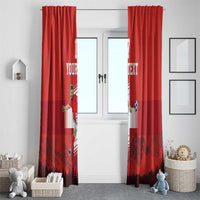 Custom Switzerland Football Window Curtain Hopp Schwiiz!