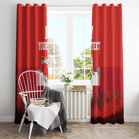 Custom Switzerland Football Window Curtain Hopp Schwiiz!