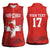 Custom Switzerland Football Women Sleeveless Polo Shirt Hopp Schwiiz!