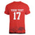 Custom Switzerland Football Women V-Neck T-Shirt Hopp Schwiiz!