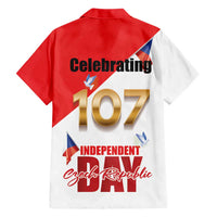 Den Vzniku Samostatneho Ceskoslovenskeho Statu Family Matching Short Sleeve Bodycon Dress and Hawaiian Shirt Czech Republic Independence day LT17