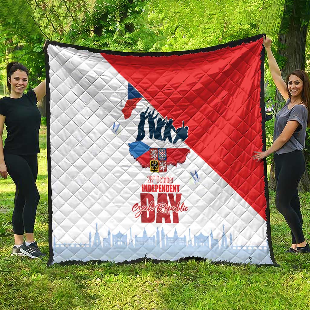 Den Vzniku Samostatneho Ceskoslovenskeho Statu Quilt Czech Republic Independence day LT17 - Wonder Print Shop