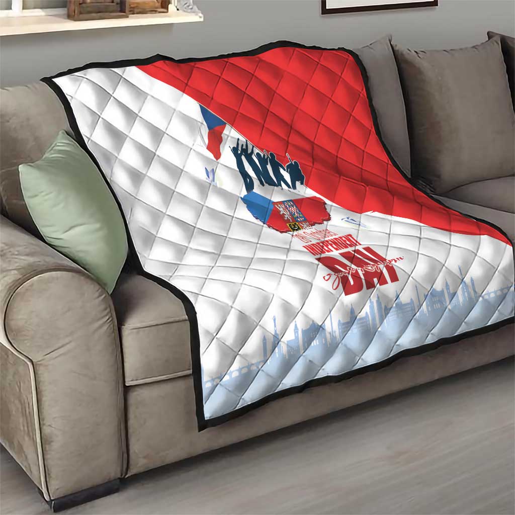Den Vzniku Samostatneho Ceskoslovenskeho Statu Quilt Czech Republic Independence day LT17 - Wonder Print Shop