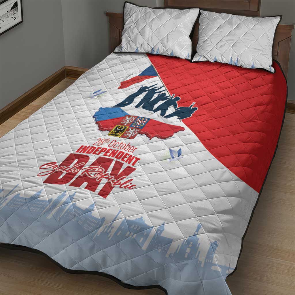 Den Vzniku Samostatneho Ceskoslovenskeho Statu Quilt Bed Set Czech Republic Independence day LT17 - Wonder Print Shop