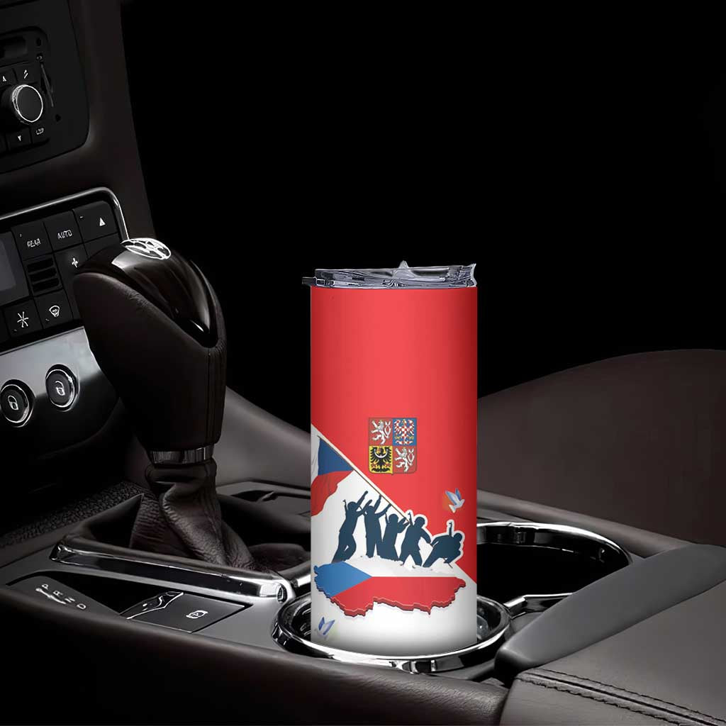Den Vzniku Samostatneho Ceskoslovenskeho Statu Skinny Tumbler Czech Republic Independence day LT17 - Wonder Print Shop