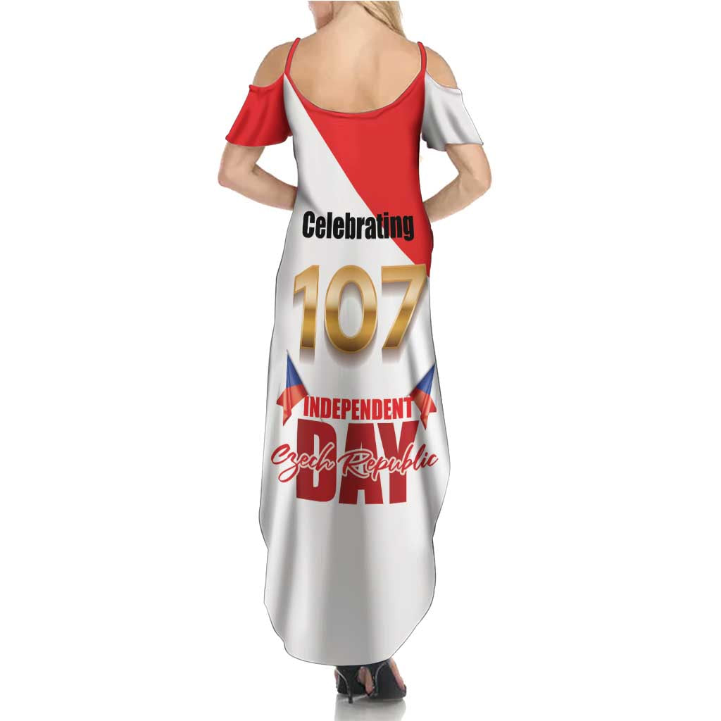 Den Vzniku Samostatneho Ceskoslovenskeho Statu Summer Maxi Dress Czech Republic Independence day LT17 - Wonder Print Shop