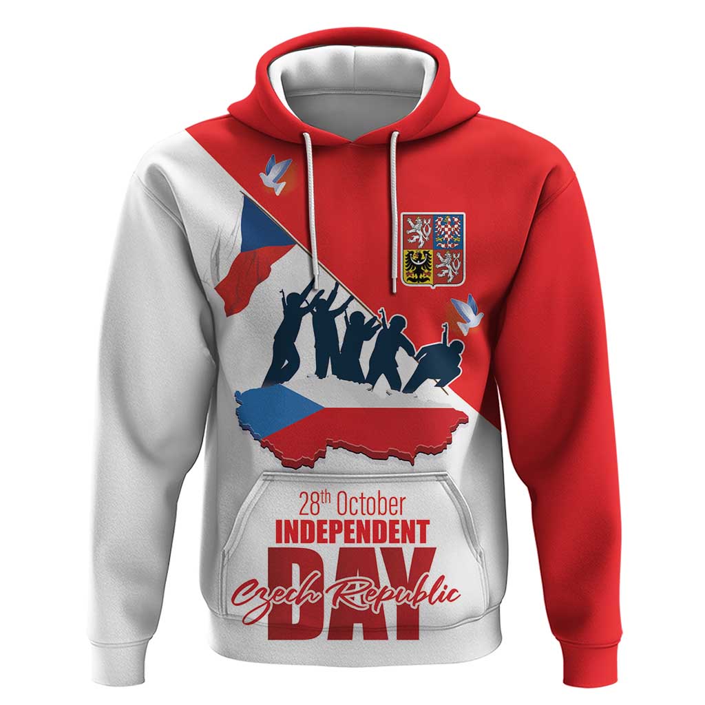 Den Vzniku Samostatneho Ceskoslovenskeho Statu Zip Hoodie Czech Republic Independence day LT17 - Wonder Print Shop