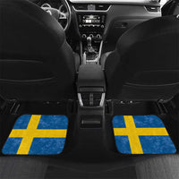 Custom Sweden Flag and Coat of arms Car Mats Three Crowns of Sweden
