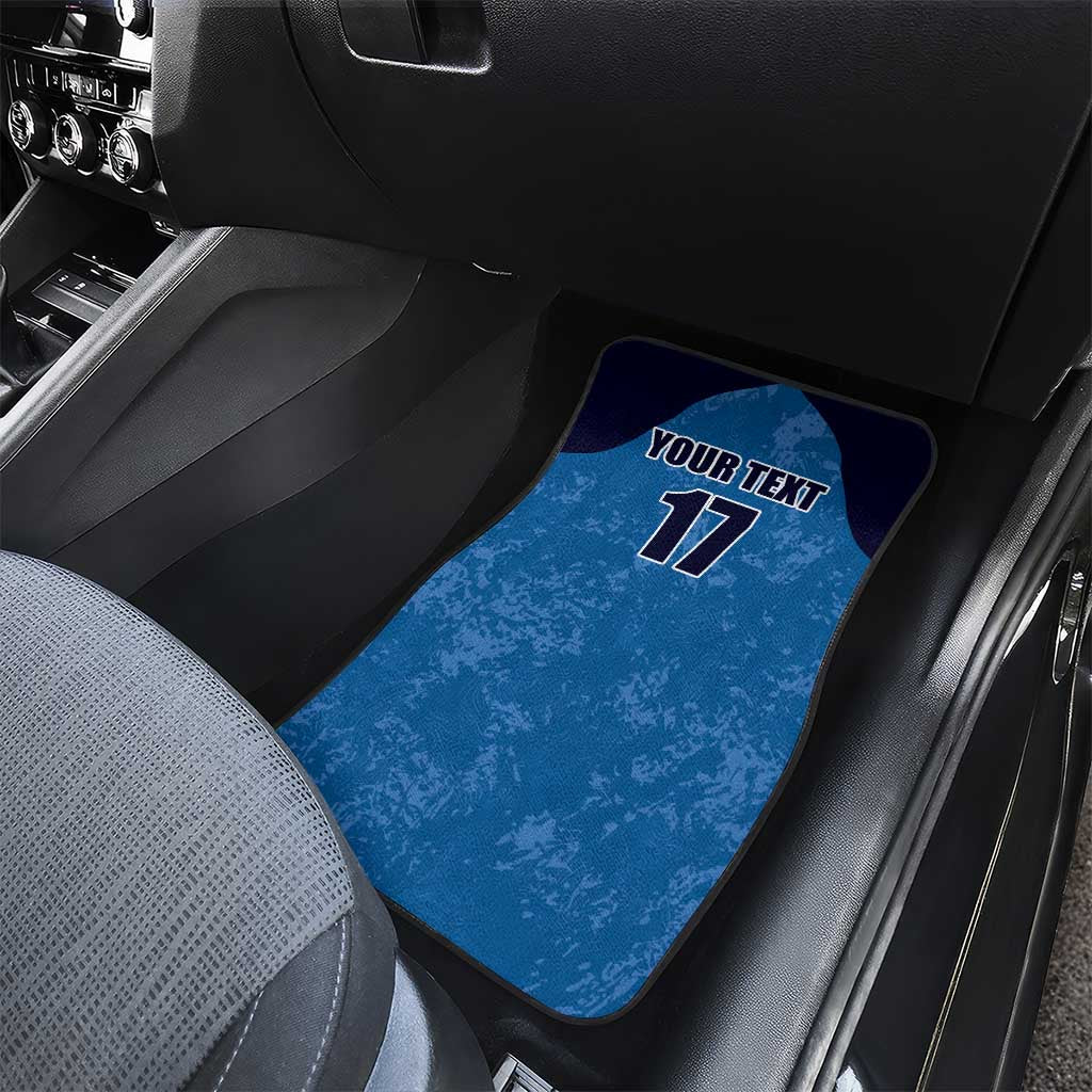 Custom Sweden Flag and Coat of arms Car Mats Three Crowns of Sweden