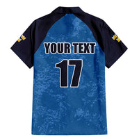 Custom Sweden Flag and Coat of arms Family Matching Mermaid Dress and Hawaiian Shirt Three Crowns of Sweden