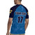 Custom Sweden Flag and Coat of arms Rugby Jersey Three Crowns of Sweden