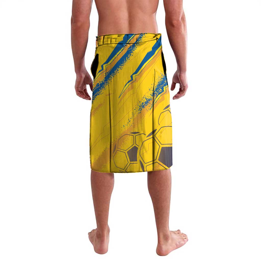 Custom Sweden Football Lavalava Sporty Style