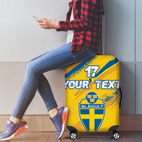 Custom Sweden Football Luggage Cover Sporty Style