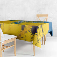 Custom Sweden Football Tablecloth Sporty Style