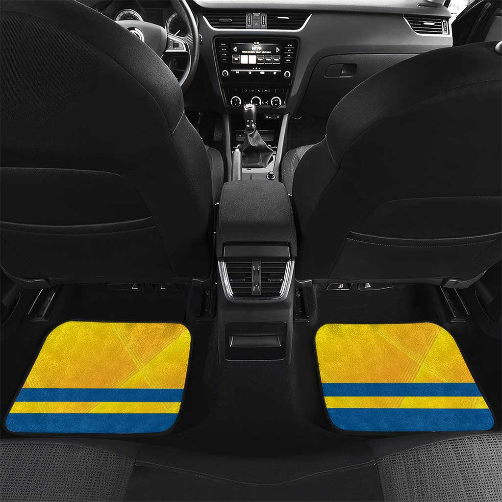Personalized Sweden Ice Hockey Car Mats Sporty Style