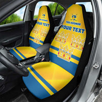 Personalized Sweden Ice Hockey Car Seat Cover Sporty Style