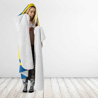Personalized Sweden Ice Hockey Hooded Blanket Sporty Style