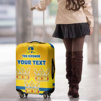 Personalized Sweden Ice Hockey Luggage Cover Sporty Style