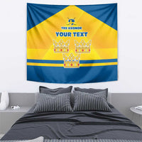 Personalized Sweden Ice Hockey Tapestry Sporty Style