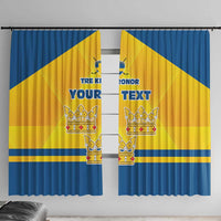 Personalized Sweden Ice Hockey Window Curtain Sporty Style