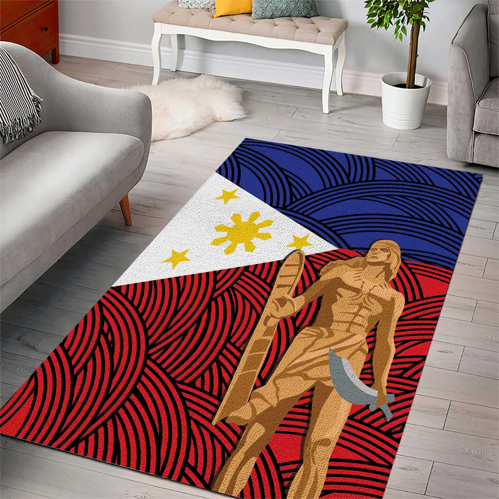 Philippines National Flag Day 28 May Area Rug Lapu-Lapu King