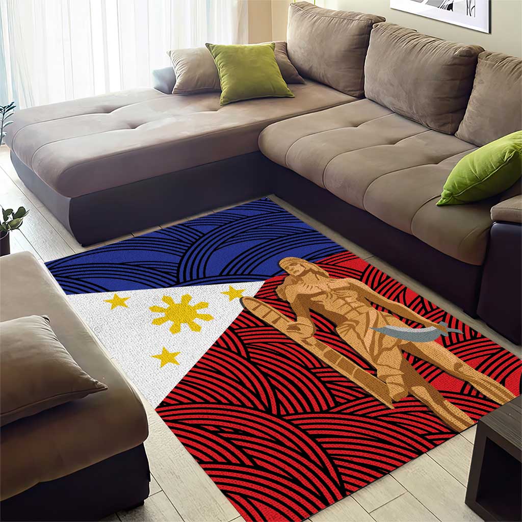 Philippines National Flag Day 28 May Area Rug Lapu-Lapu King